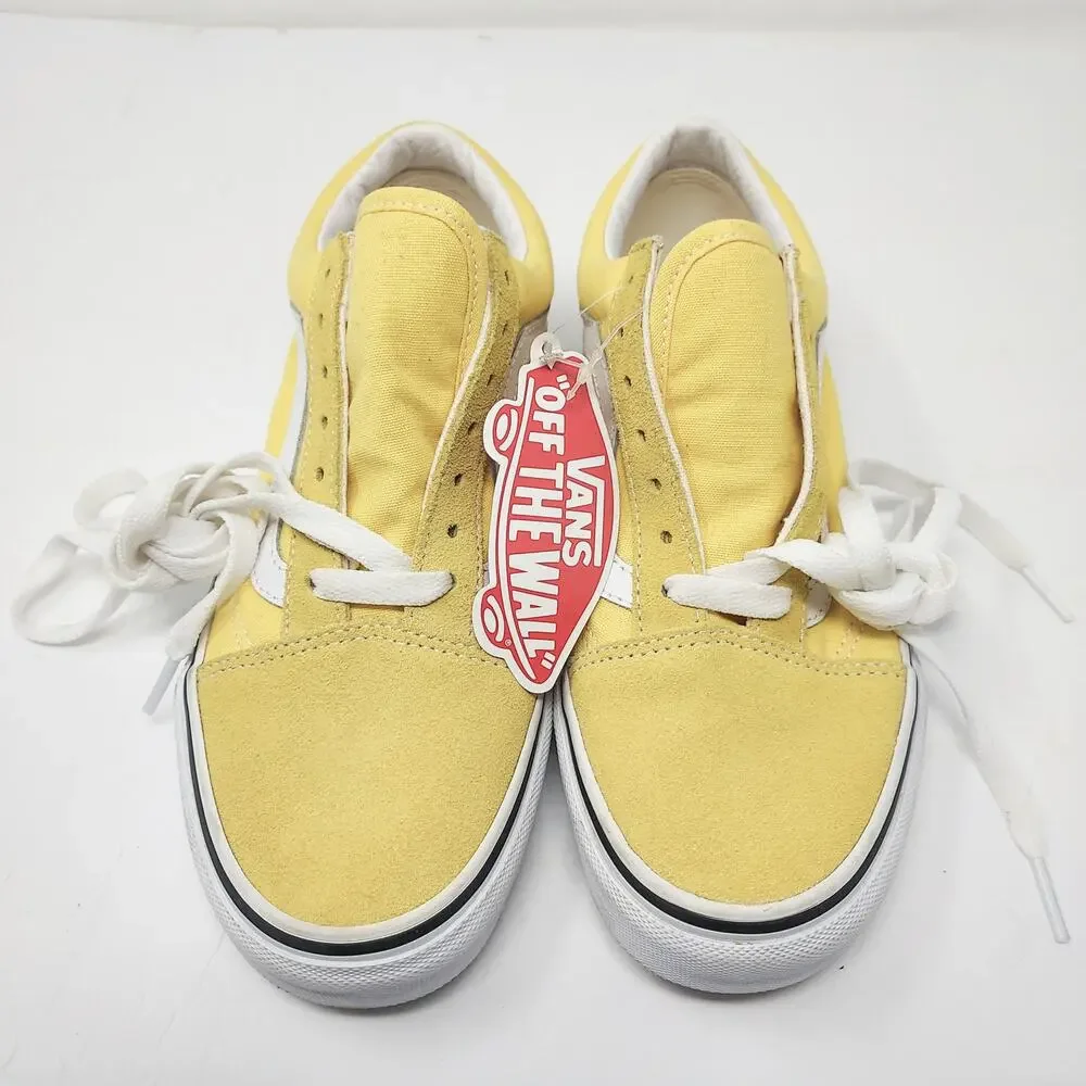 NEW Vans Classic Style Yellow Lace Up Size 6.5 - Picture 3 of 9